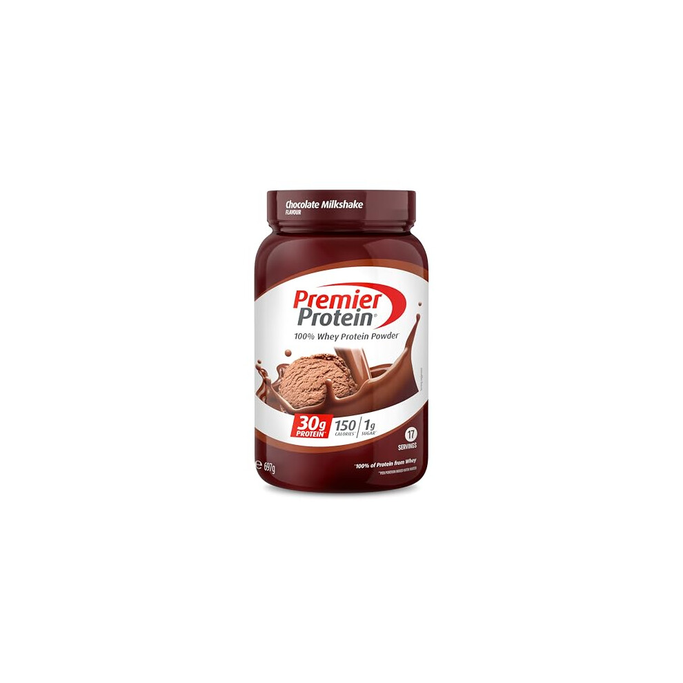 Premier Protein - Whey 100% Protein Powder - Chocolate Milkshake - 697g