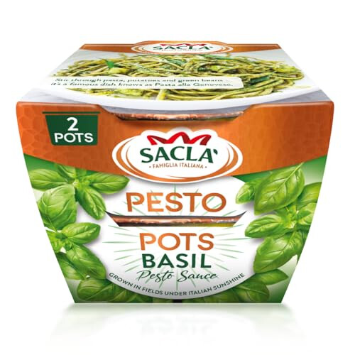 Sacla Italian Basil Pesto 2 x 45g