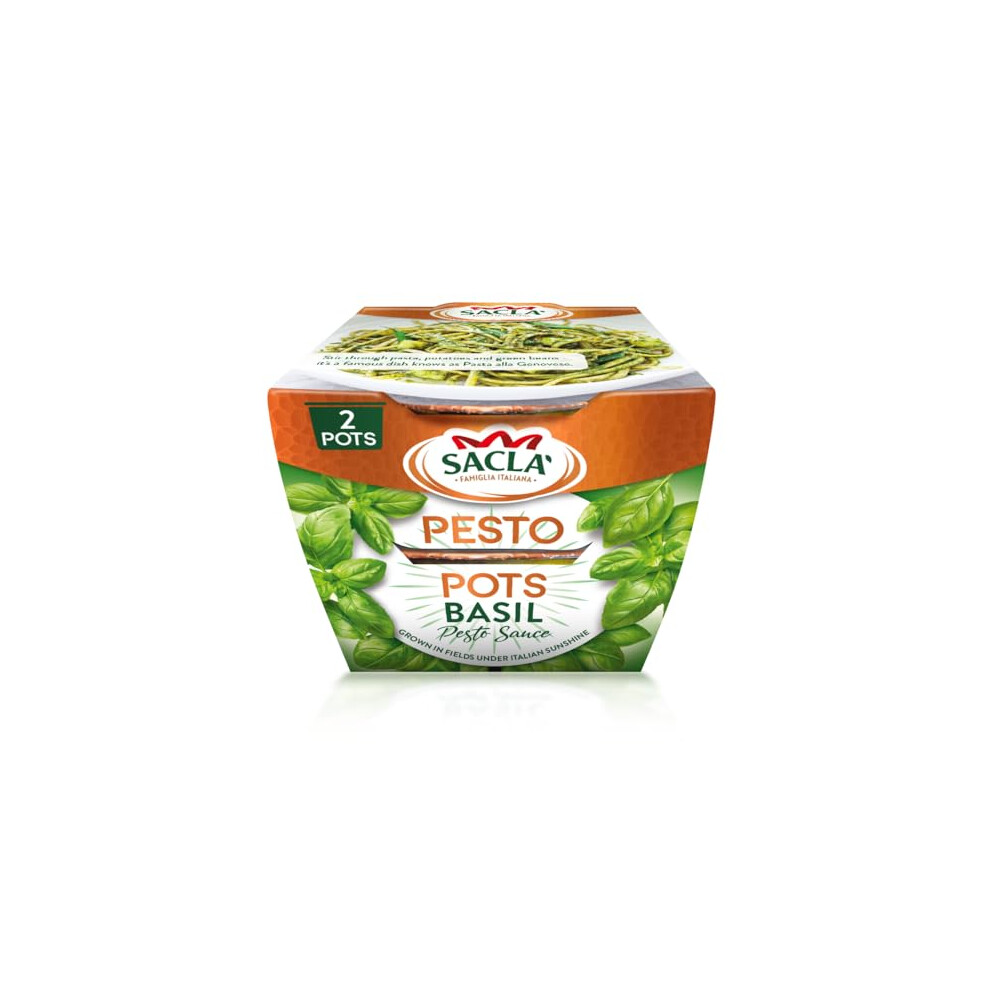 Sacla Italian Basil Pesto 2 X 45G