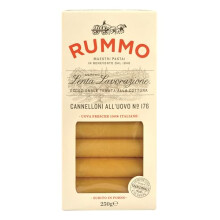 Rummo Egg Cannelloni All'uovo Pasta No.176 - Traditional Italian Pasta Tubes, Expertly Cradted for Rich, Filled Dishes, 250 g (Pack of 1)