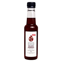 Simply Sugar Free Black Forest Syrup, Low Calorie, Vegan & Nut Free Flavoured Syrup for Coffee, Cocktails & Baking (250ml)