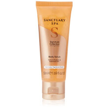 Sanctuary Spa Body Scrub Natural Pumice and Essential Oils, Vegan and Cruelty Free, 50ml, Orange
