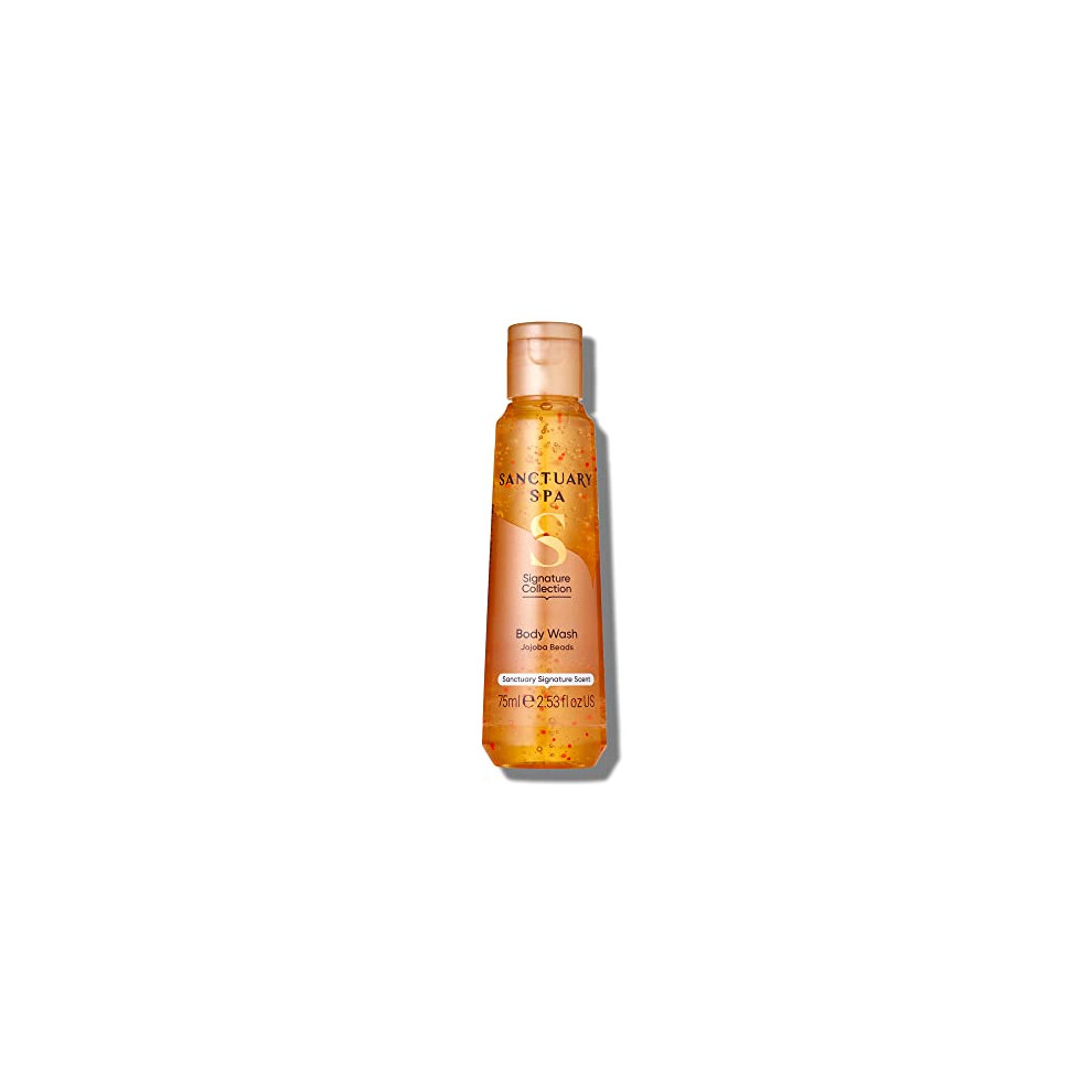 Sanctuary Spa Signature Collection With Jojoba Beads, Cruelty Free & Vegan Body Wash, 75Ml