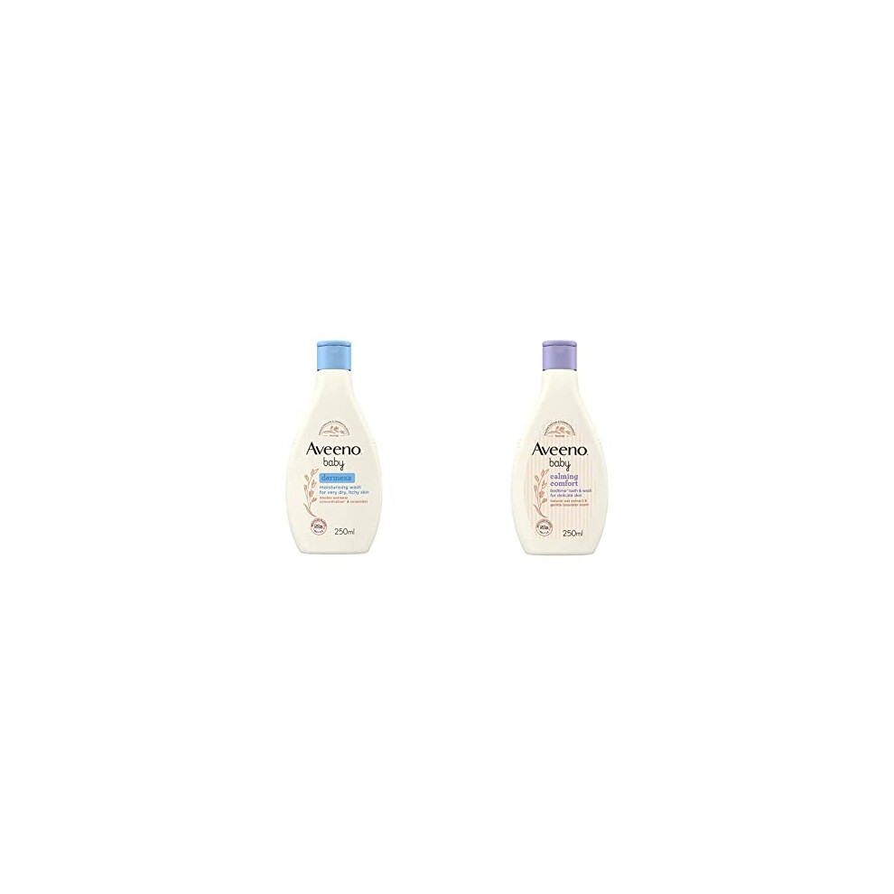 AVEENO Baby Dermexa Moisturising Wash 250 ml & AVEENO Baby Calming Comfort Bedtime Bath & Wash 250 ml
