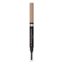L'Oreal Paris Eyebrow Liner, Brow Filling Triangular Pencil, Natural Matte Finish, With Spoolie Brush, Up to 24H Wear, Infallible 24H, 6.0 Dark Blonde