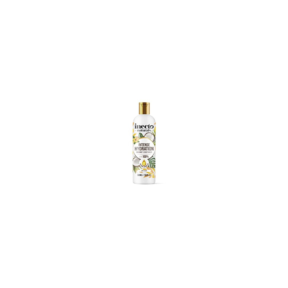 Inecto Natural Coconut Conditioner 500Ml, Super-Creamy Infused With Pure Organic Coconut Oil, Silky Smooth Relief, Hydrated Hair