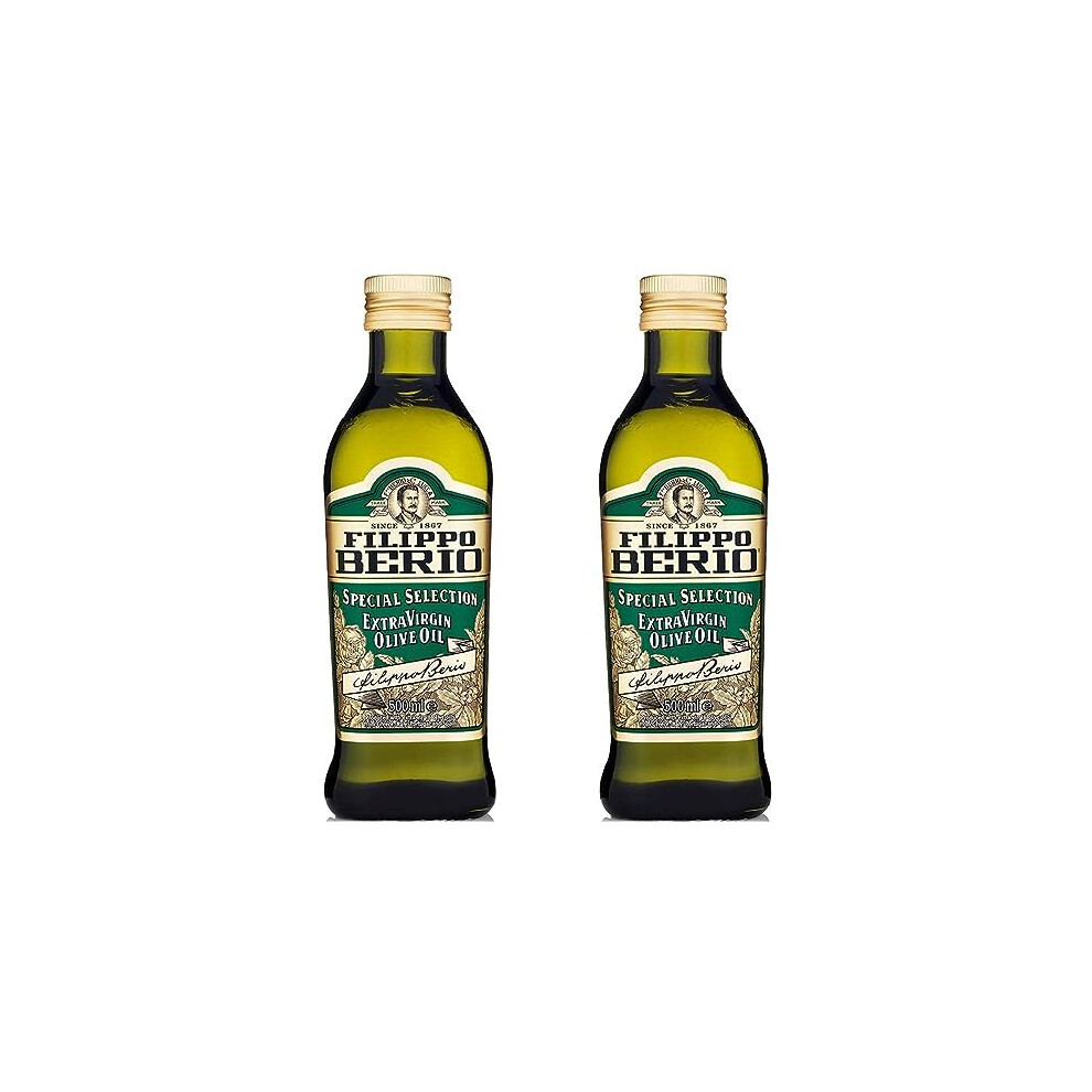 Filippo Berio Extra Virgin Special Selection Olive Oil 500ml (Pack of 2)-image-OPC-PHFTDFX-NEW