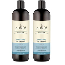 Sukin Natural Hydrating Shampoo, Coconut, 500 millilitre (Pack of 2)