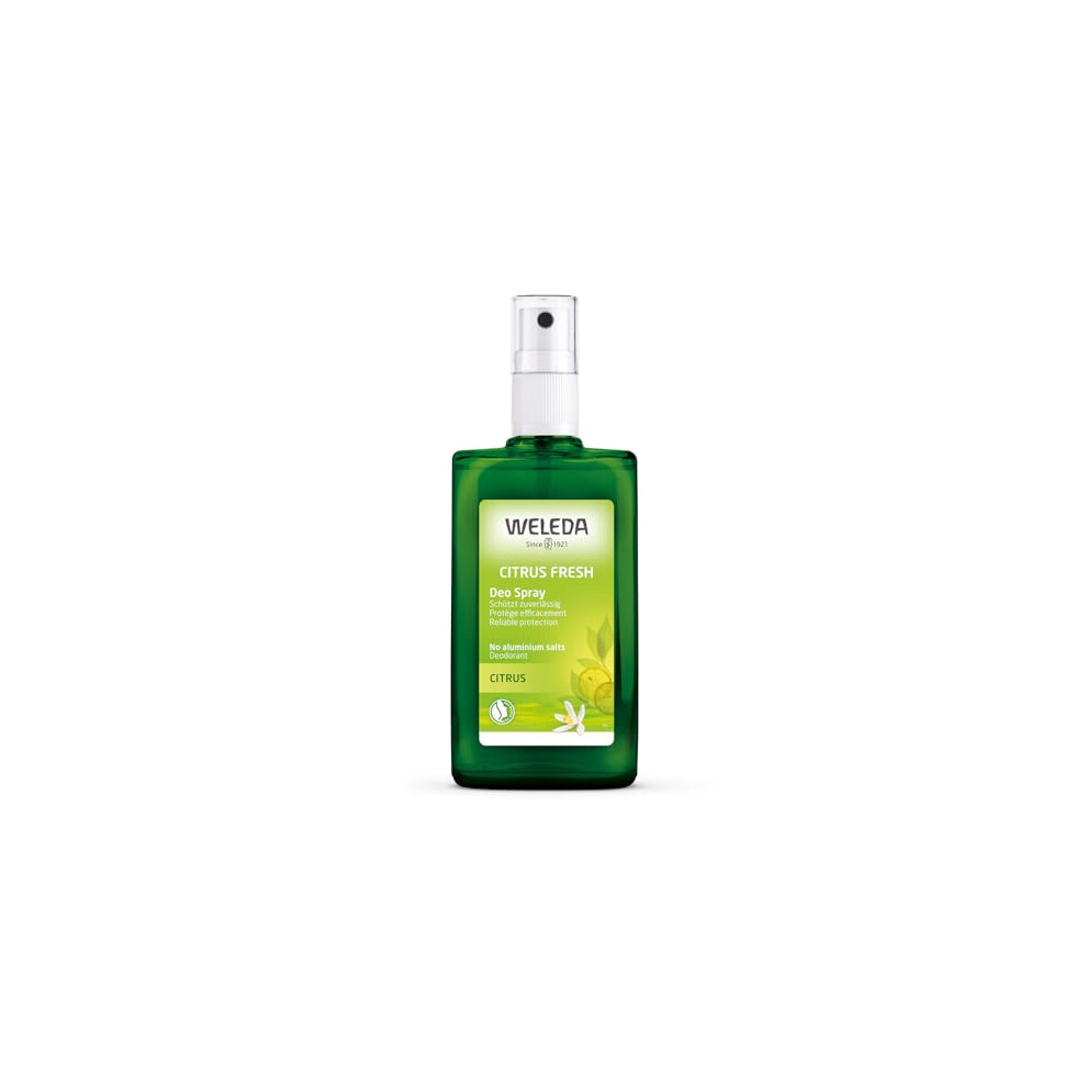 Weleda 6355 Citrus Deodorant, 3.4 Fluid Ounce Orange/Light