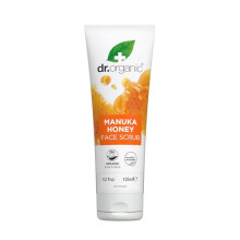 Dr Organic Manuka Honey Face Scrub, Exfoliating, 125ml