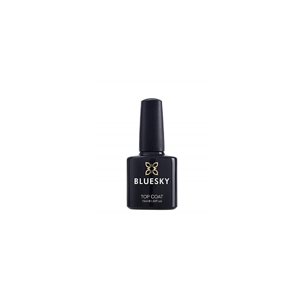 Bluesky Gel Nail Polish, Top Coat, 15 Ml (Requires Curing Under Uv/Led Lamp)