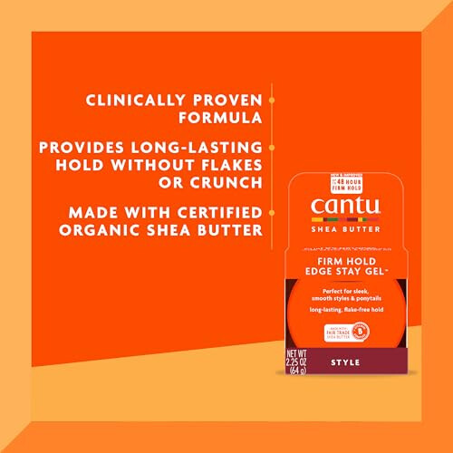 Cantu Cantu Extra Hold Edge Stay Gel 64g 2
