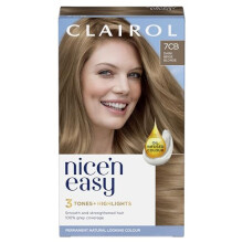 Clairol Nice'n Easy Crème, Natural Looking Oil Infused Permanent Hair Dye, 7CB Cool Beige Blonde, New Name Same Shade