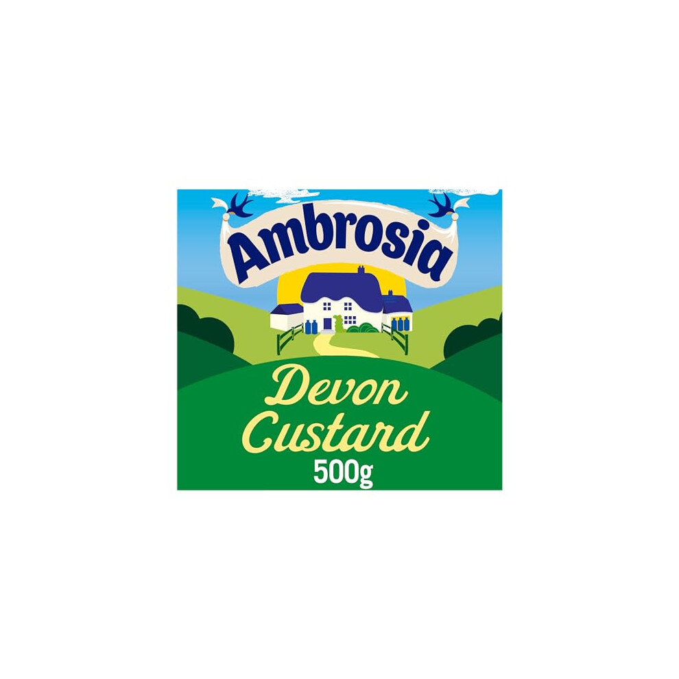 Ambrosia Ready-To-Eat Creamy & Delicious Devon Custard Carton, 500 G (Pack Of 1)