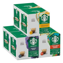 STARBUCKS Black Coffee Cup Variety Pack by NESCAFÉ Dolce Gusto, Coffee Capsules 6 x 12 (72 Capsules) - Amazon Exclusive