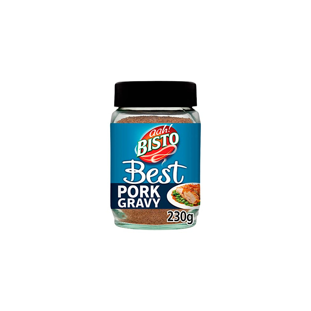 Bisto Best Pork Gravy Granules With Real Meat Juice - Rich Roasted Flavour, 230 G