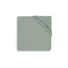 Jollein Fitted Sheet Cot Jersey 60x120cm - Ash Green
