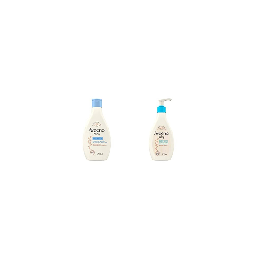AVEENO Baby Dermexa Moisturising Wash 250 ml & AVEENO Baby Daily Care Moisturising Lotion 250 ml