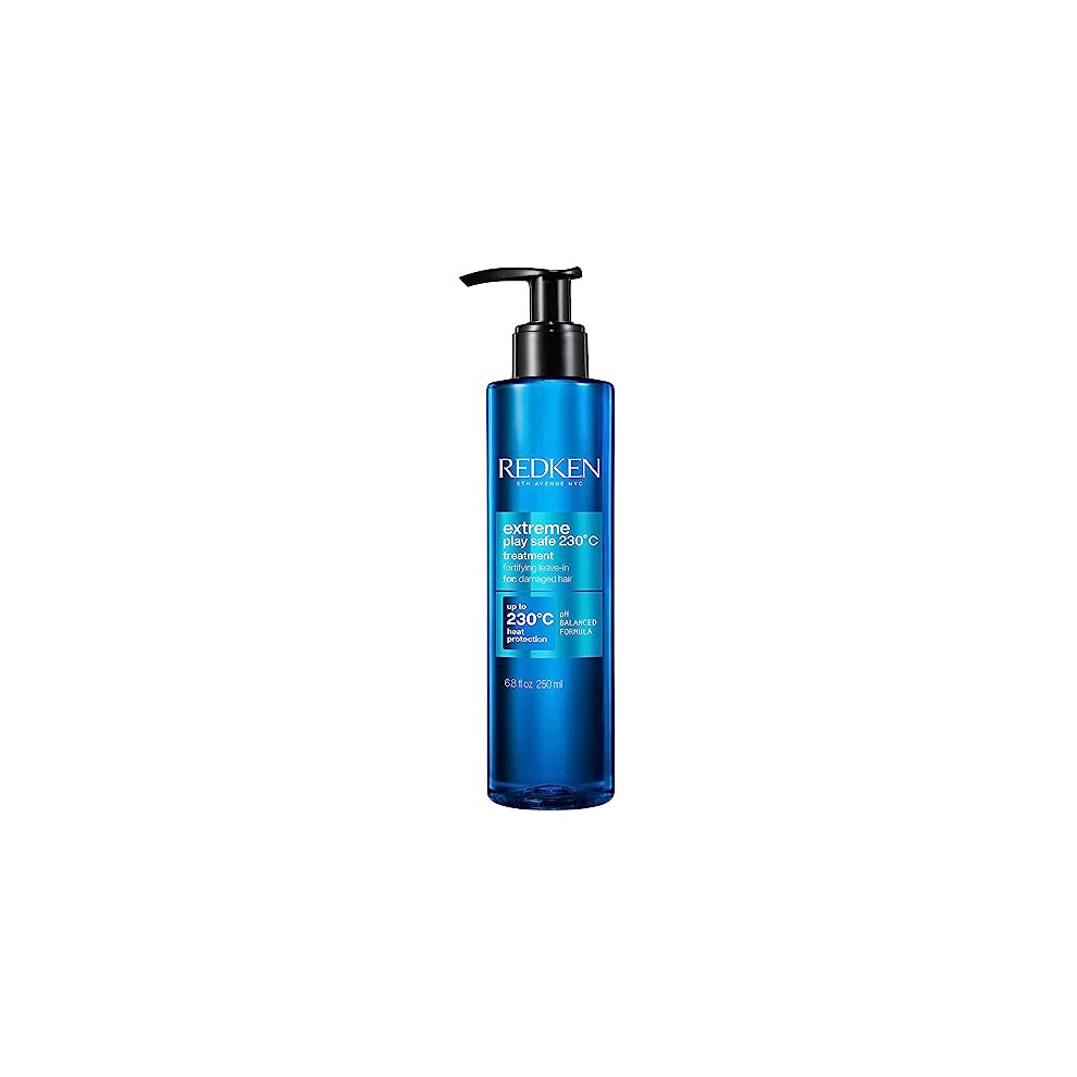 Redken | Hair Treatment, Leave-In Heat Protection, For Damaged Hair, Extreme Play Safe 230, 250 ml