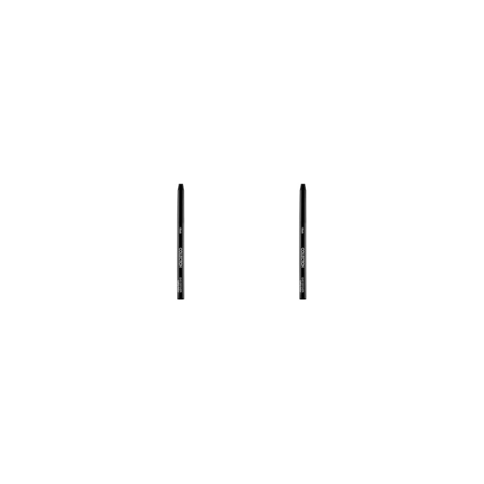 Collection Cosmetics Eye Definer, Soft and Blendable Eyeliner, Black (Pack of 2)