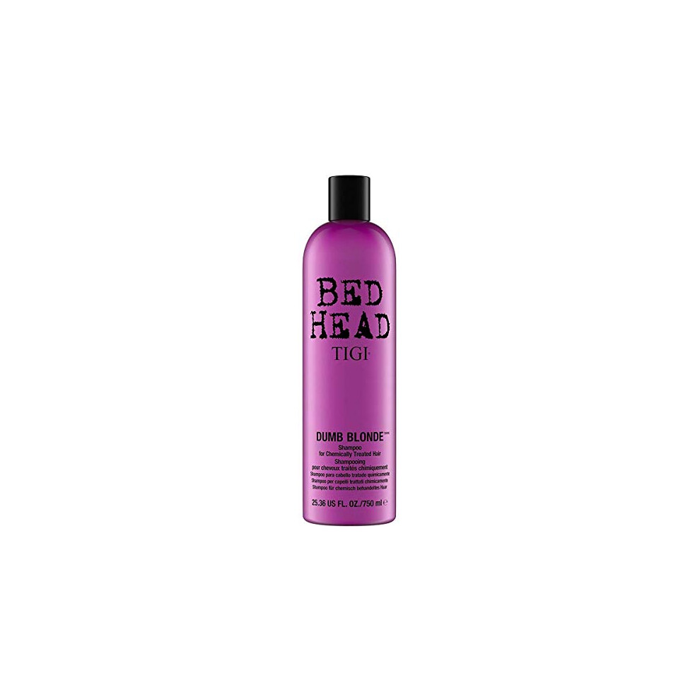 Bed Head by TIGI - Dumb Blonde Shampoo - Ideal for Coloured Hair - 750 ml