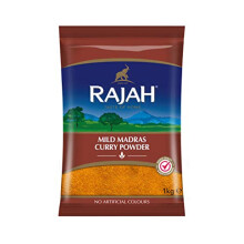 Rajah Spices Mild Madras Curry Powder | Madras | Mild | Curry Powder | (1kg)