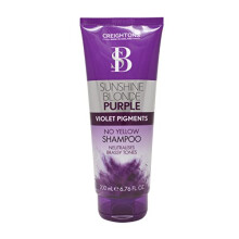 Creightons Sunshine Blonde Silver Tone Correcting Shampoo (200ml) - Brightens Blonde & Neutralises Brassiness. For Blonde, Platinum & White hair.