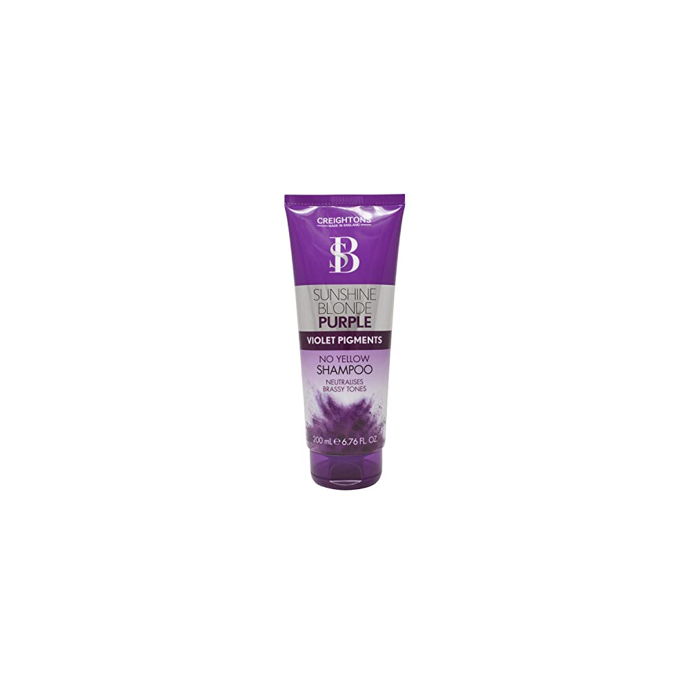 Creightons Silver/White Sunshine Blonde Tone Correcting Shampoo (200Ml) - Brightens Blonde & Neutralises Brassiness. For Blonde, Platinum & Hair.
