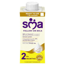 SMA PRO Follow On Baby Milk, Ready To Drink, 6 Months+, 200 ml (Pack of 12)