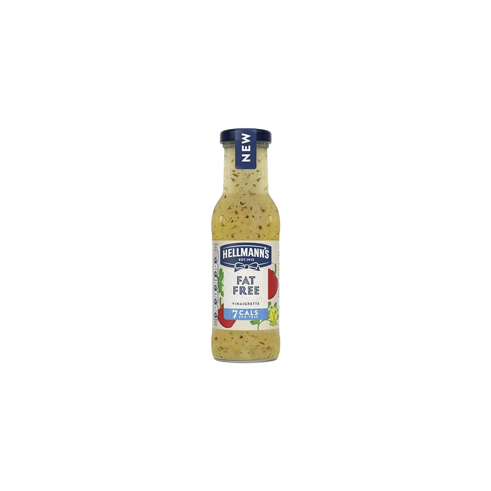 Hellmann's Fat Free Vinaigrette Vegan Salad Dressing With Only 7 Calories Per Serving For Salads And Grain Bowls 250 Ml