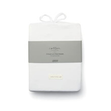Mamas & Papas 2 Pack Travel Cot Fitted Sheets, White (94x65 x 10 m)