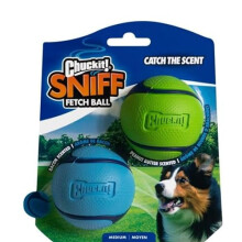 Chuckit! Scented Dog Ball - Bacon & Peanut Butter, Medium, 2pk