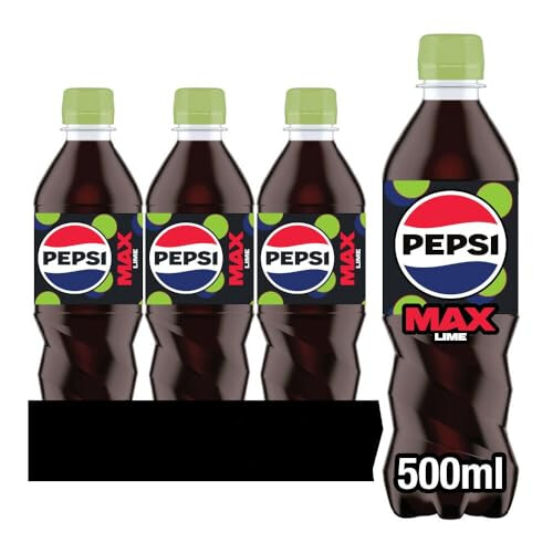 Pepsi Pepsi Max Lime, 500ml (Pack of 12)