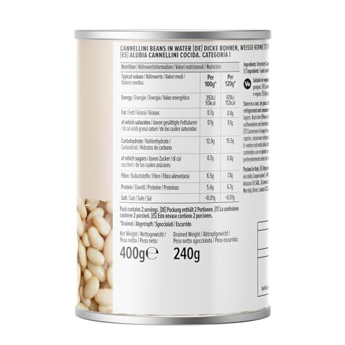 by Amazon Cannellini Beans, 400g 1