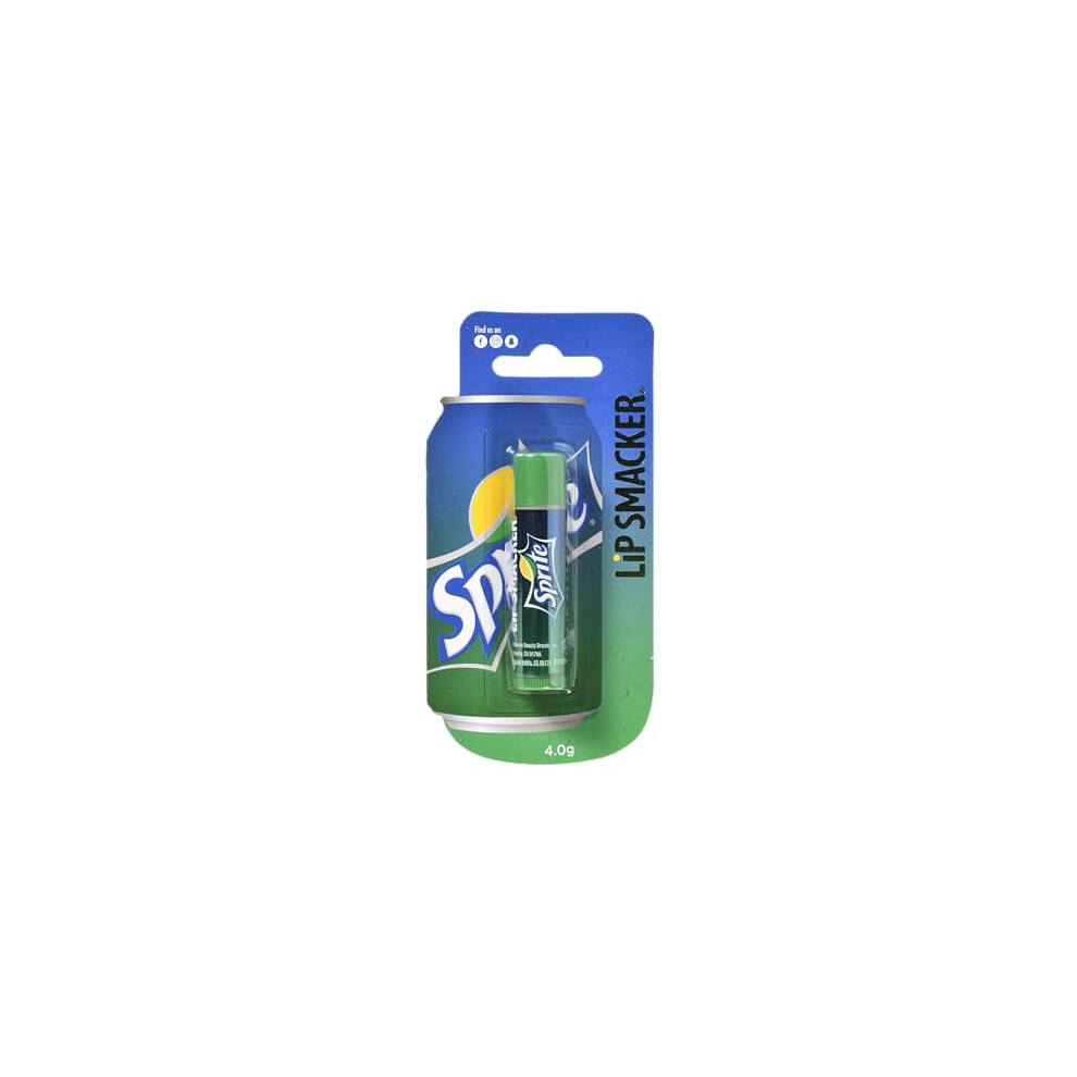 Lip Smacker Coca Cola Collection, Sprite Flavoured Lip Balm Inspired By Coca-Cola, Moisturizing And Refreshing, Single Blister Pack