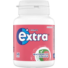 Extra Watermelon Flavour Sugarfree Chewing Gum Bottle, 46 Pieces