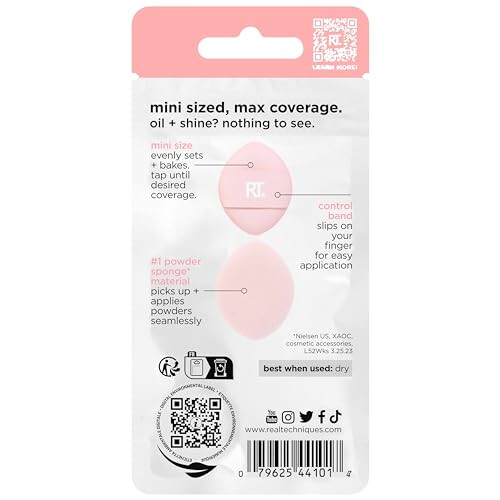 Real Techniques Real Techniques Mini Miracle Powder Puff Trio, Setting & Baking 1