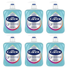 Carex 2 Hour Protection Antibacterial Original Hand Wash, Clean & Protect Hands, Bulk Buy, Pack of 6 x 500ml