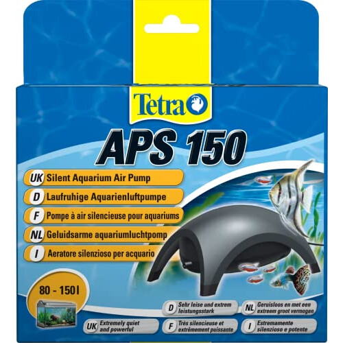 Tetra Tetra APS 150 Smooth-running aquarium air pump, black