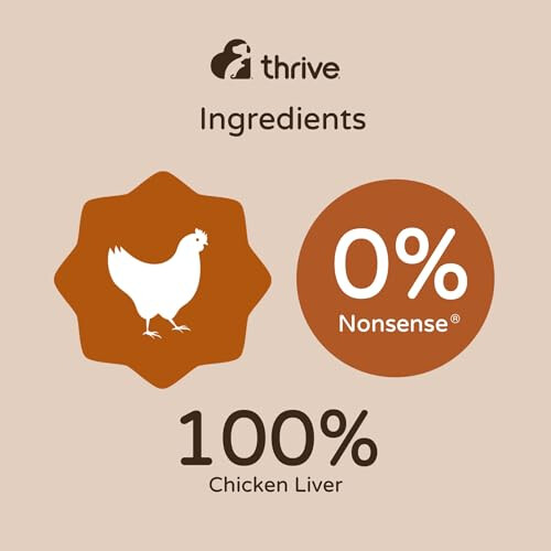 thrive Cat 100% CHICKEN LIVERCAT TREATS MaxiTube 1