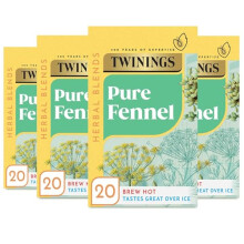 Twinings Fennel Tea, 80 Bags (Multipack of 4 x 20), Caffeine-Free