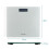 Salter Salter Silver Glitter Digital Bathroom Scale - LCD Display 7
