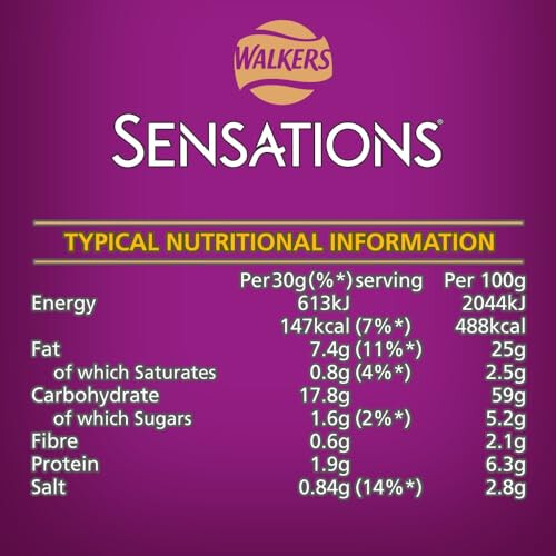 Walkers Sensations Mango & Chilli Chutney Sharing Poppadoms 82.5g 1
