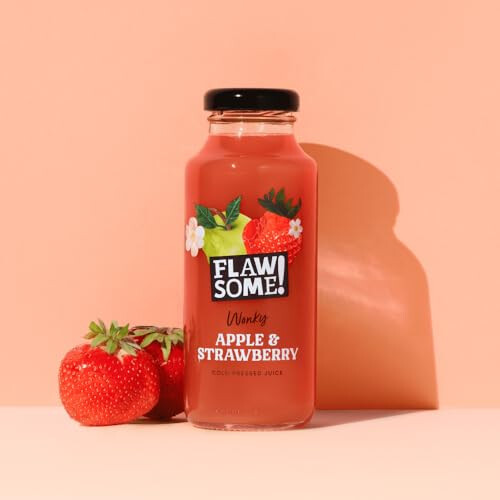 Flawsome! Apple & Strawberry Juice - 12x250ml 2