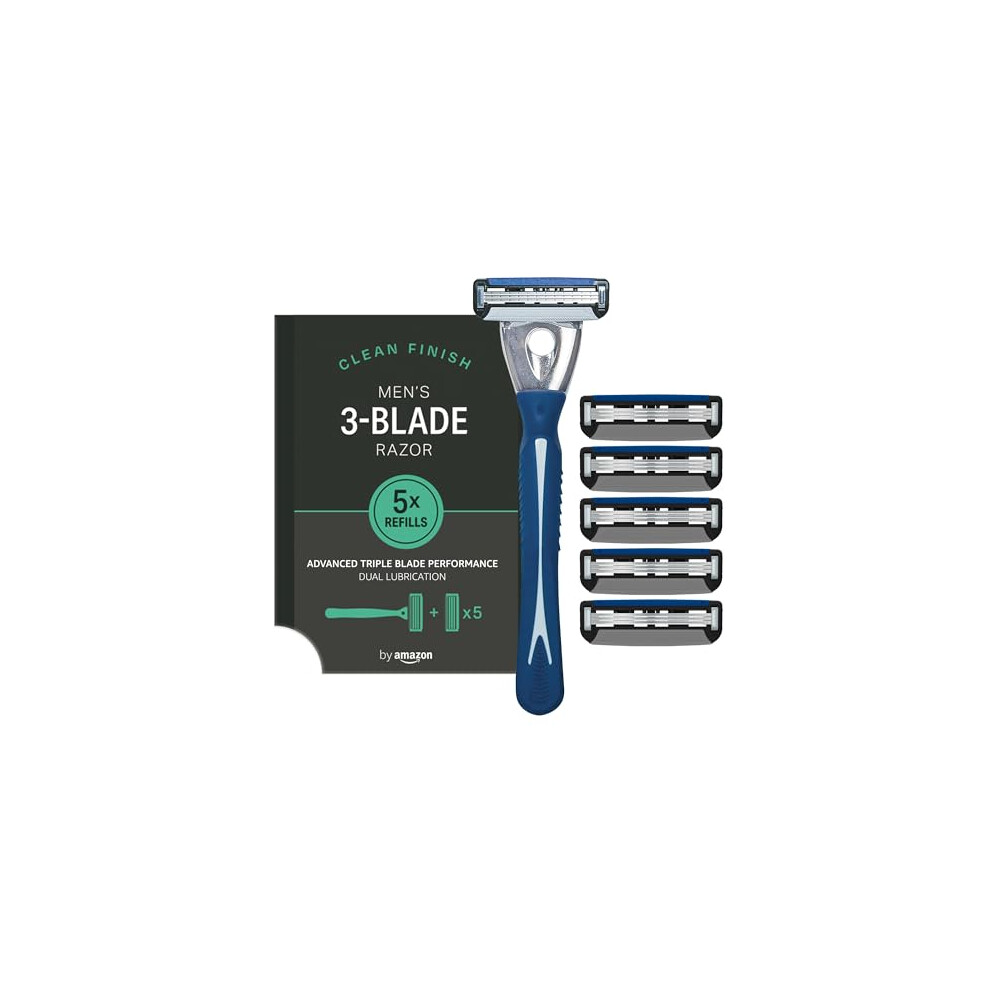 by Amazon Male 3 blade razor with 5 refills-image-OPC-PHFTG9M-NEW