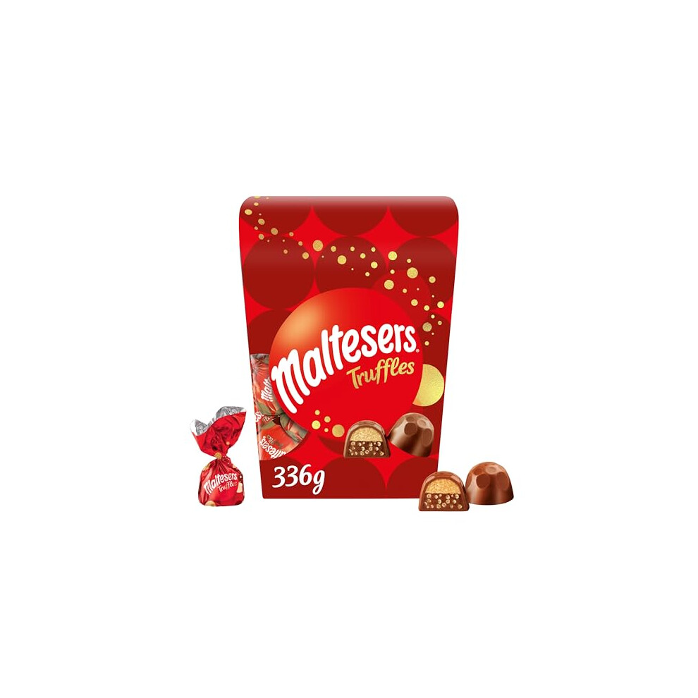 Maltesers Chocolate Truffles Gift Box, Milk Chocolate, Honeycomb & Truffle Filling, 336G, Ideal For Gift, Snacks And Sharing