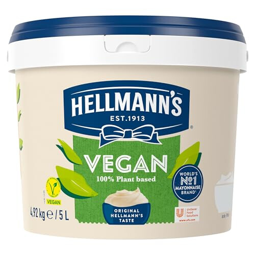 Hellmann's Vegan Mayonnaise 5L Bucket