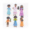 Magic Whimsical House Dolls Ανθεκτικές φιγούρες Pvc Ιδανικές για Παι 2