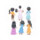Magic Whimsical House Dolls Ανθεκτικές φιγούρες Pvc Ιδανικές για Παι 4