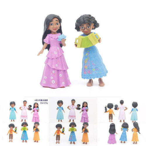 Magic Whimsical House Dolls Ανθεκτικές φιγούρες Pvc Ιδανικές για Παι 2
